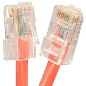 0.5Ft Cat6 UTP Ethernet Network Non Booted Cable Orange