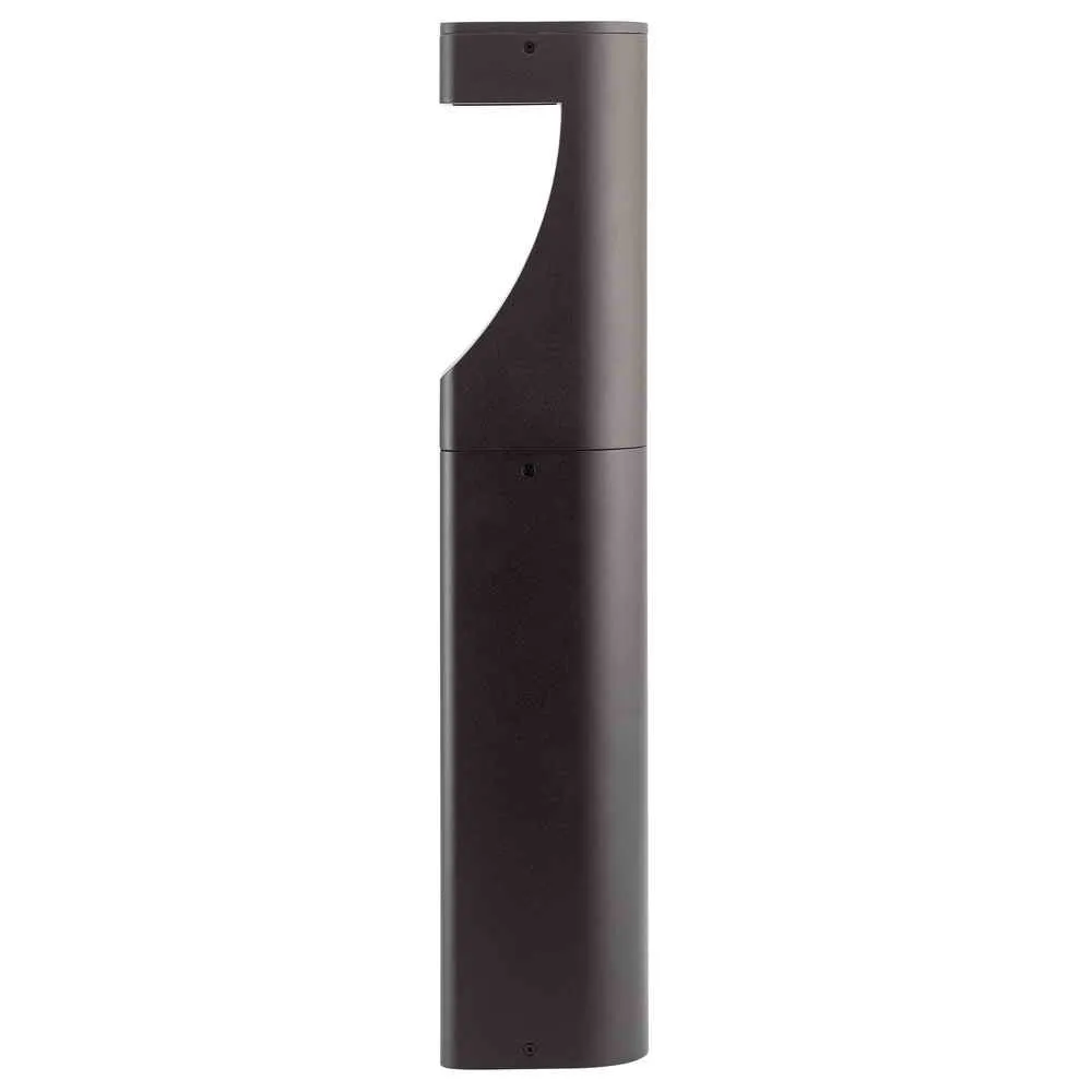 12V LED Textured Landscape Bollard Light Textured Architectural Bronze