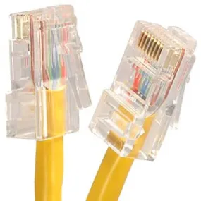 1.5Ft Cat5E UTP Ethernet Network Non Booted Cable Yellow