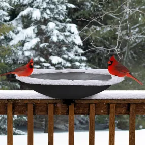 20" Heated Deck Mount Bird Bath