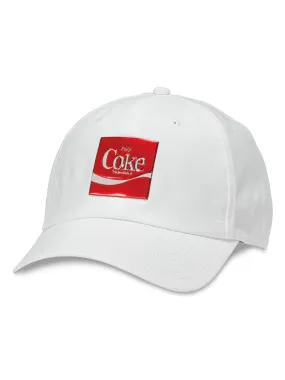 American Needle Coke Pace Slouch Cap White COKE-1925A