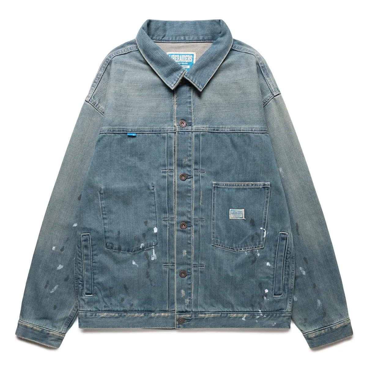 BLEACHED DENIM JACKET