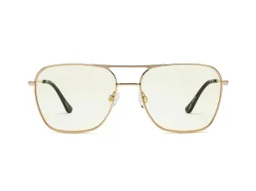 Caddis Hooper Lightweight Reading Glasses - Gold/Green