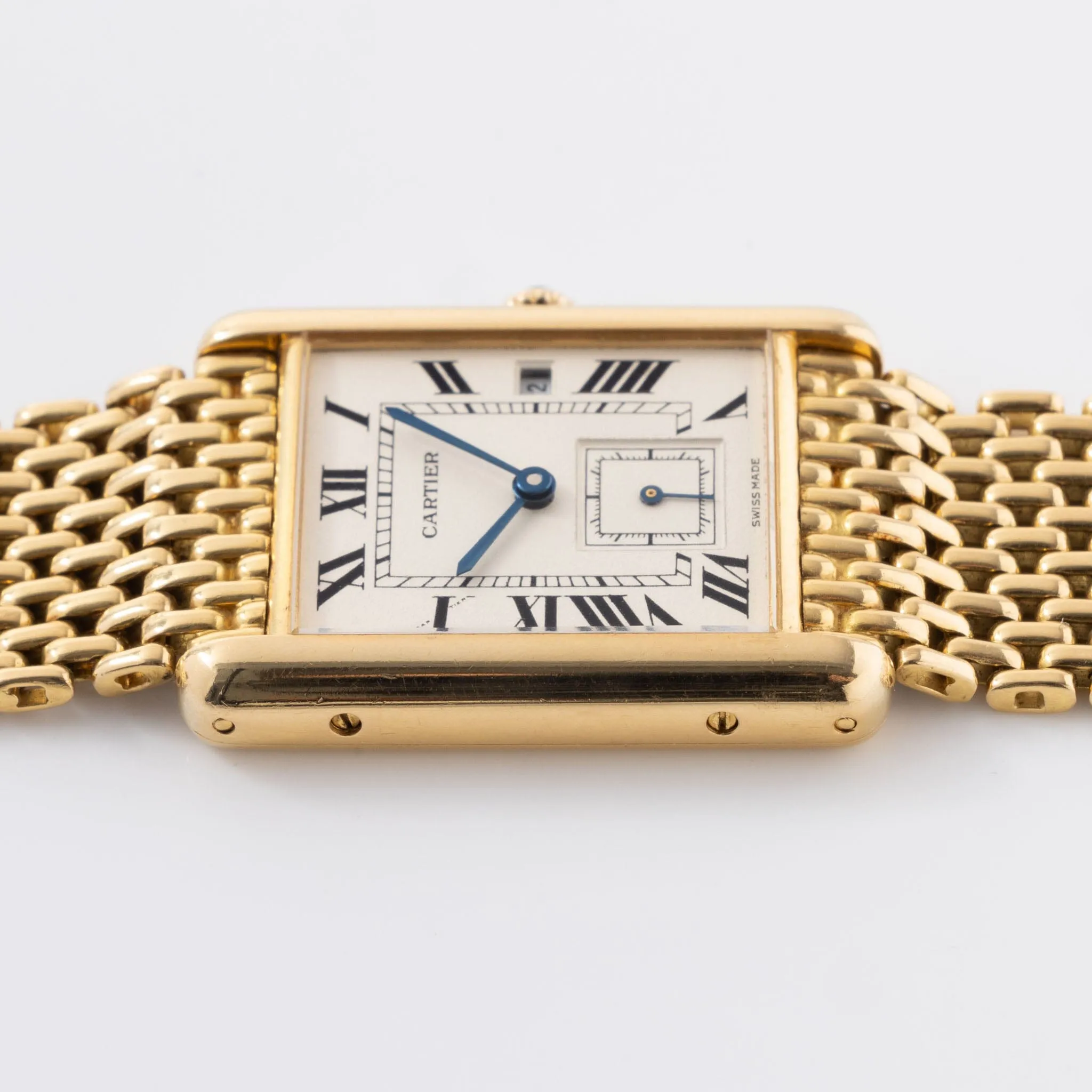 Cartier Tank Louis 18kt Gold with gold Bracelet