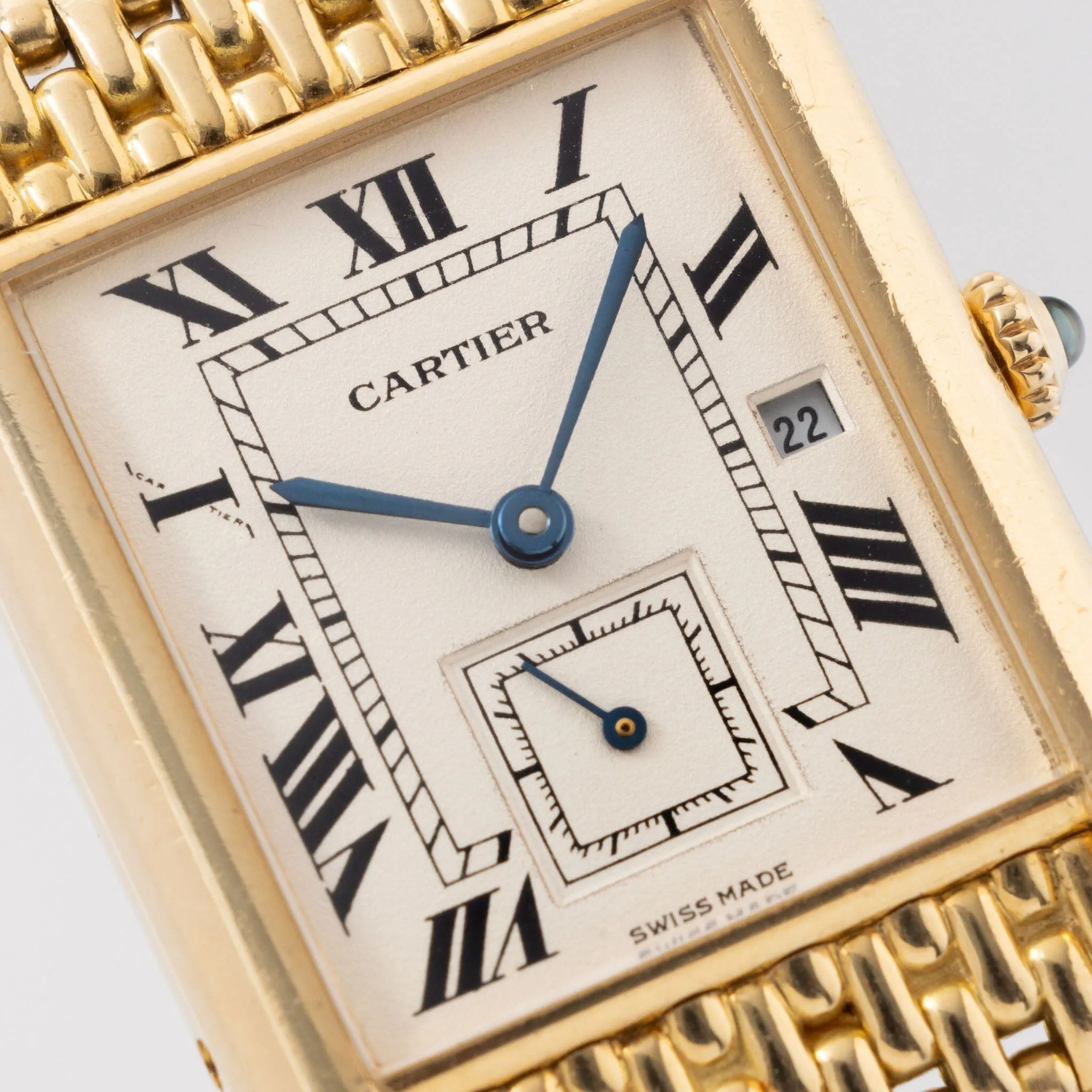 Cartier Tank Louis 18kt Gold with gold Bracelet