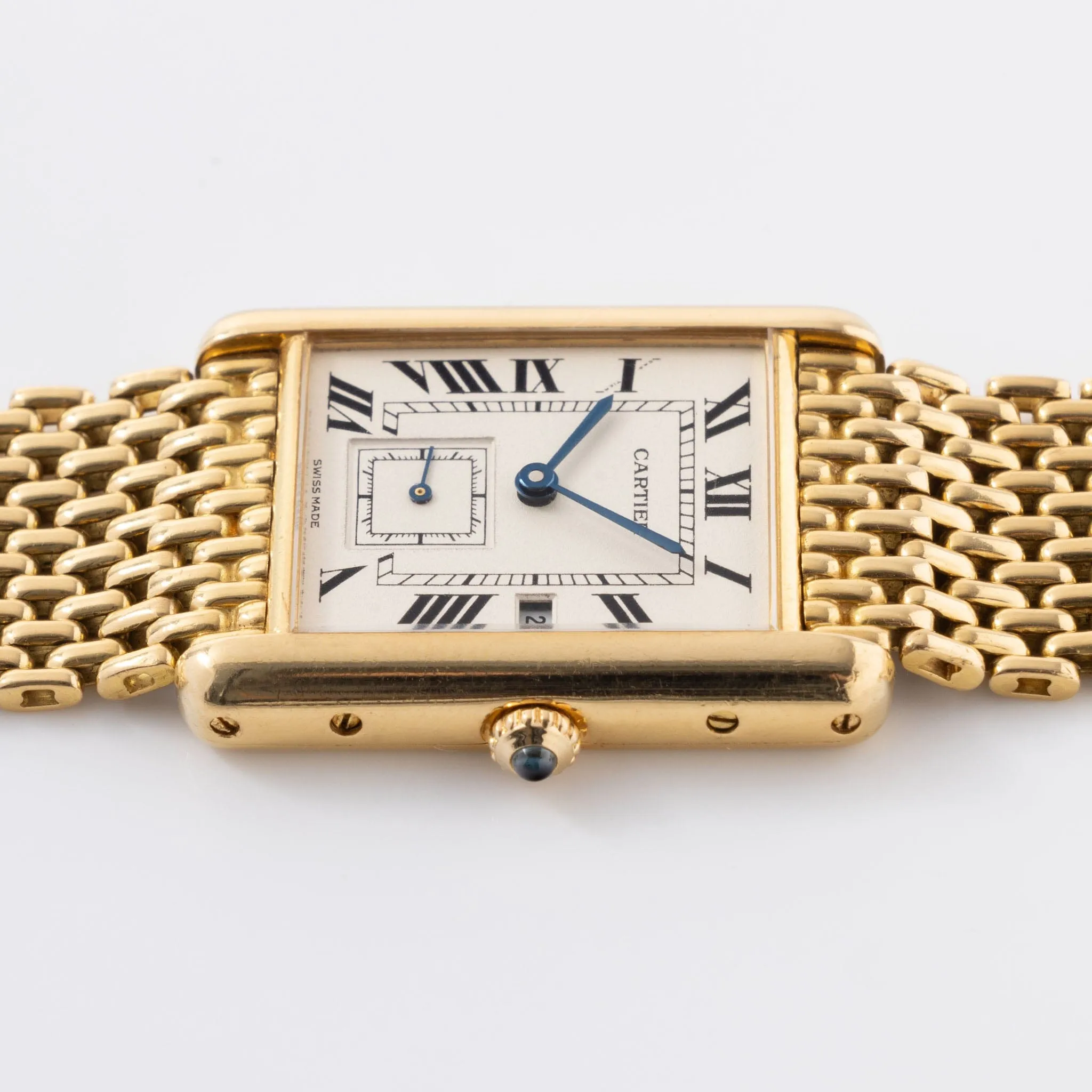 Cartier Tank Louis 18kt Gold with gold Bracelet