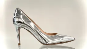 G2458085RICMET Metallic leather pumps