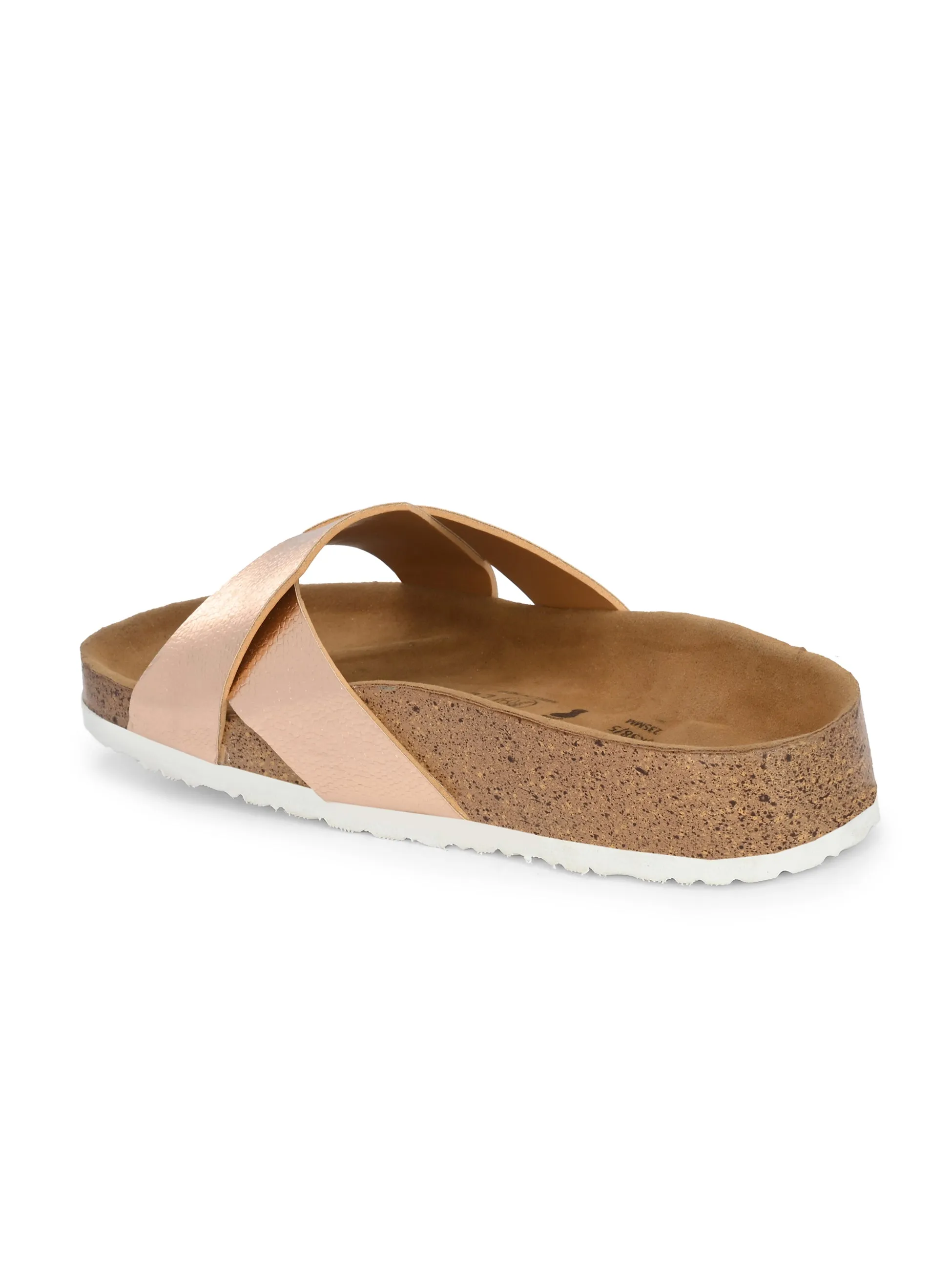 Golden Serenity Cork Sandal For Women