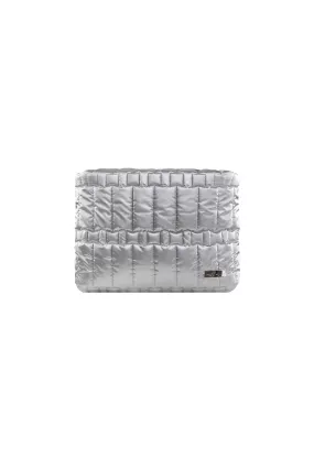 Kicky puffer silver bag