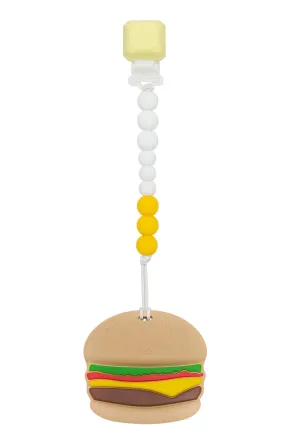 Loulou Lollipop Silicon Teether Gem Set -Burger