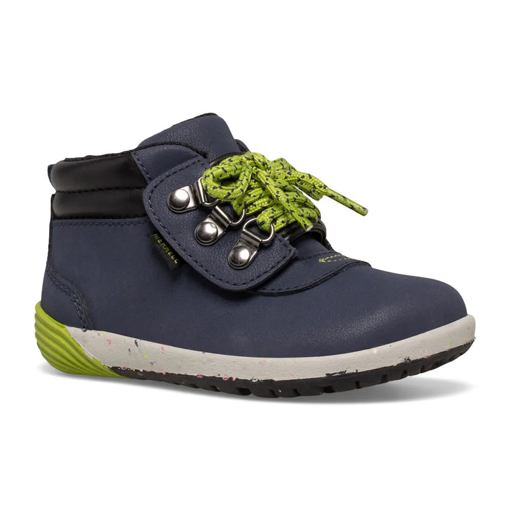 Merrell Toddler Boys Bare Steps Boot 2.0 Velcro Navy