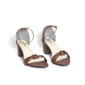 Metal Accent Wide Block Heel | Nawabi Shoes BD