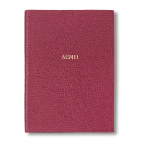 "Mine!" Leather Journal