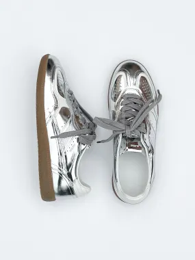 Rife Shimmer Sneakers - Silver