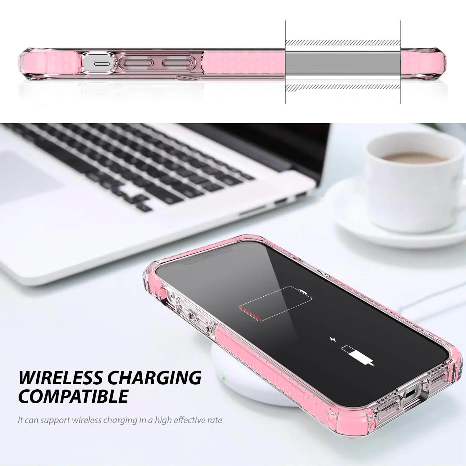 Tough On iPhone 12 mini Case Tough Armor   Pink